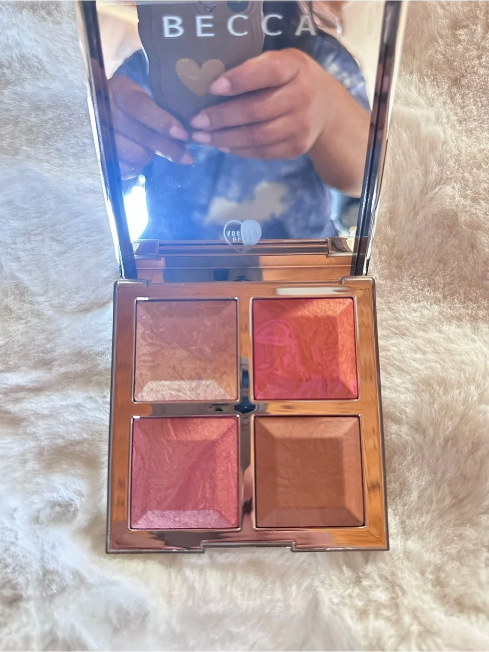 BECCA Cosmetics BFFs Khloe & Malika Bronze Blush & Glow Palette Limited Edition